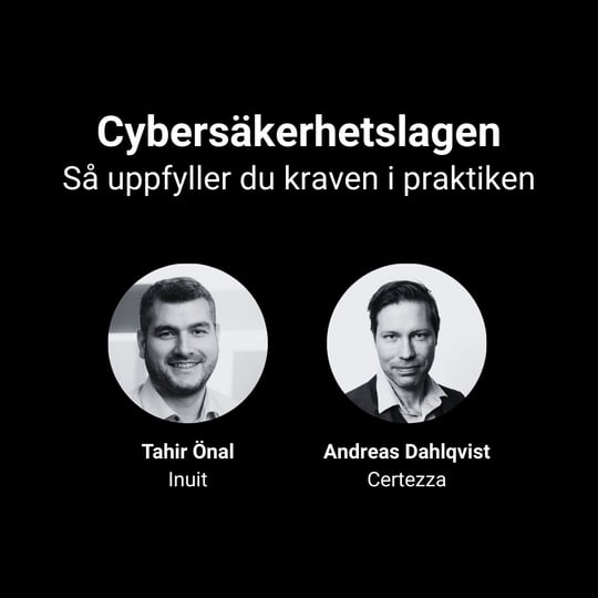 Cybersäkerhetslagen certezza webinar faces sq-2