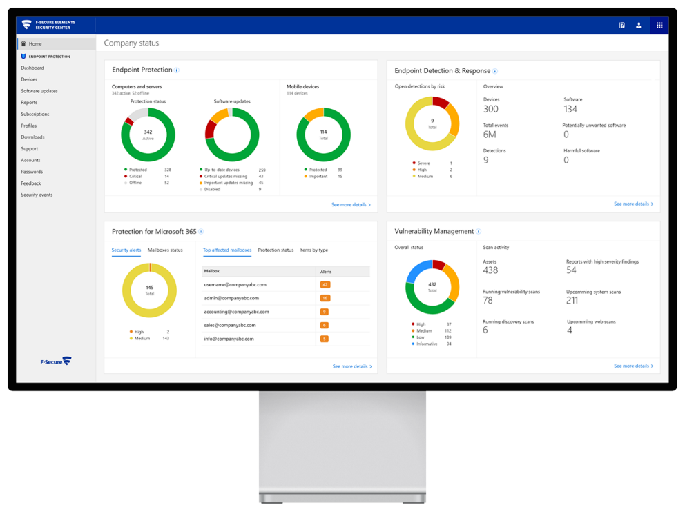 WithSecure Elements Security Center