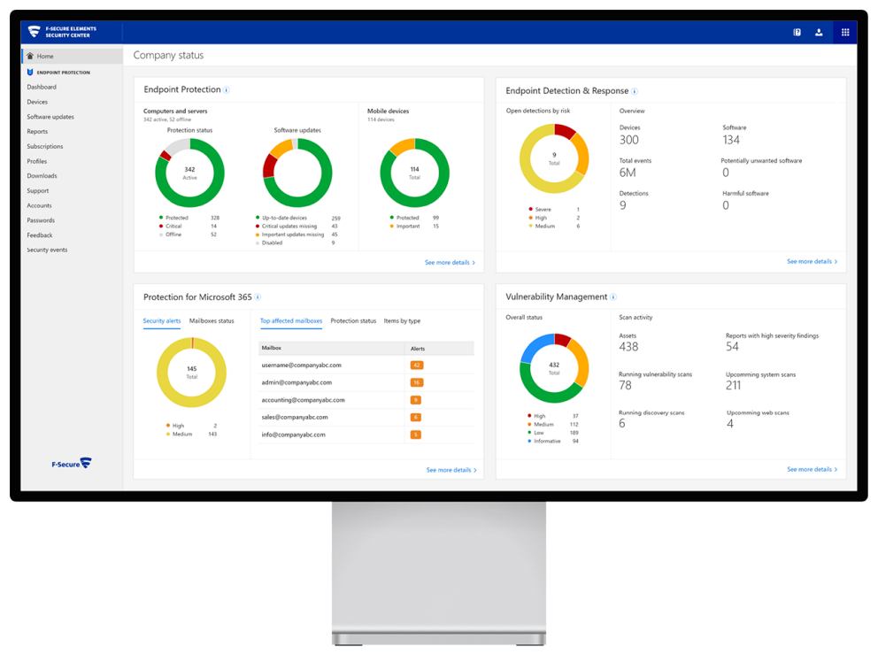 WithSecure Elements Security Center