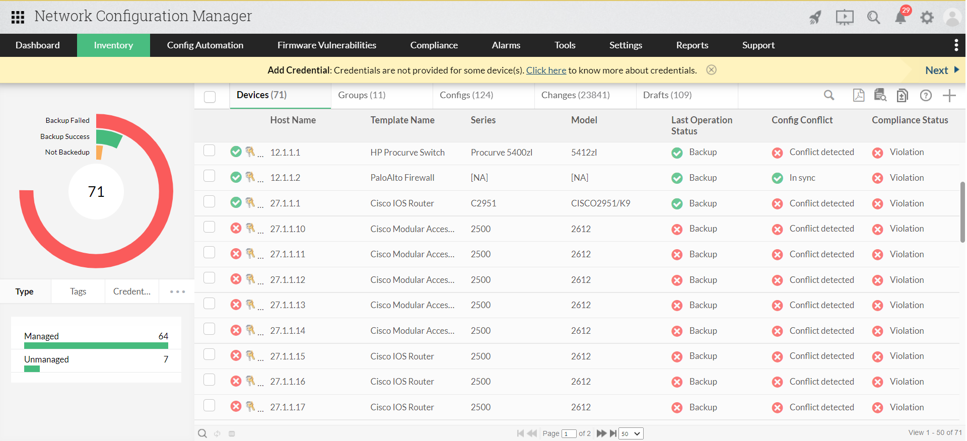 Network Configuration Manager