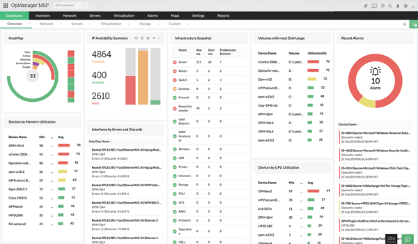 OpManager MSP