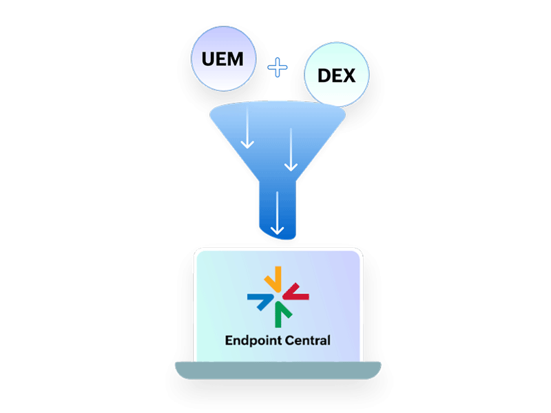 DEX Manager Plus - UEM + DEX – autonom endpointhantering i en enda plattform