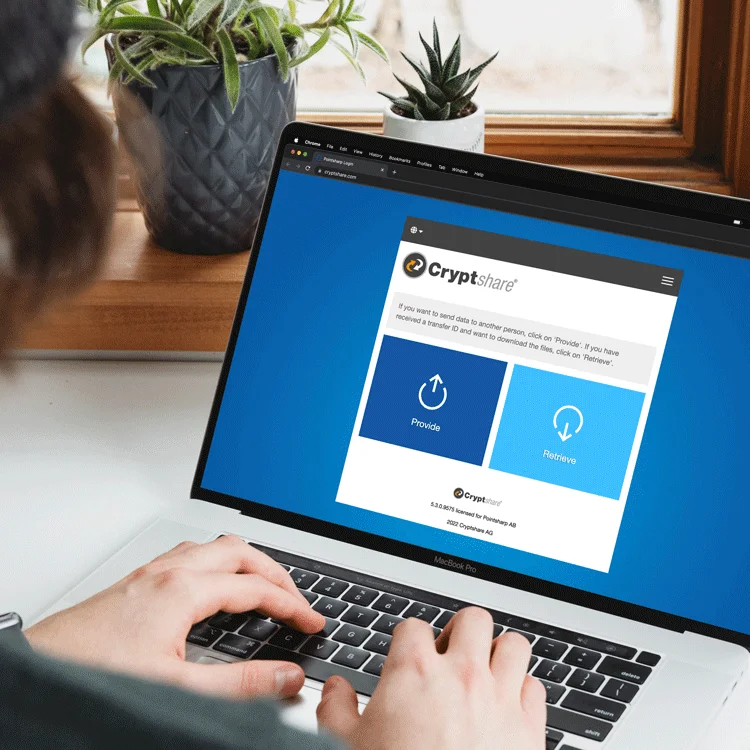 Cryptshare Web App - Säkert filutbyte via webbläsare