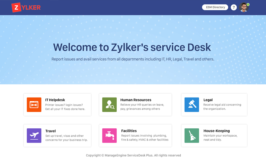 ServiceDesk Plus enterpirse service management